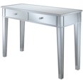 thumbnail image 2 of Convenience Concepts Gold Coast Vanity in  Mirrored Glass with Silver Frame, 2 of 2