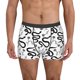 thumbnail image 1 of Balery Hand Drawn Snake Calzoncillos bóxer para hombre, ropa interior de algodón suave y transpirable con cinturilla de nailon-Medium, 1 of 5