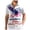White, variant on mgoYE 250th US Button Shirt 250 Year Birthday Independence Button Shirt for Men United States 250 Years Since 1776 2026 V Neck Tshirt America 250th Anniversary T Button Shirt(Light Gray,6XL)