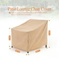 thumbnail image 4 of WJ-X3 Adirondack Weather-Resistant Rip-Stop Outdoor Chair Cover, Durable and Tear-Resistant, Beige, 36"W x 40"D x 36"H, 4 of 9
