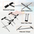 thumbnail image 2 of Portable Aluminum Kayak Rack Lightweight Canoe Storage Stand Paddleboard Holder, 2 of 6