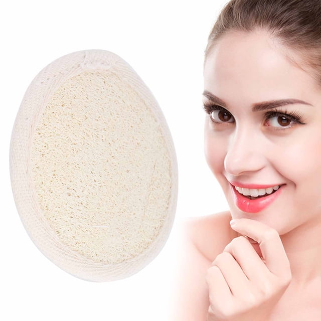 LOOFAH SCRUBBER PAD, Compacta Almohadilla de Mugo de Muesca Portátil Mapeta de Mapitación Clean Faciales para el Hotel en Casa para la Ducha de Baña