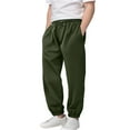 thumbnail image 7 of UACY Girl's Sweatpants Kids Cotton Drawstring Joggers Elastic Waisted Athletic Pants with Pockets for Teen Girls Active Joggers ﻿, 7 of 7