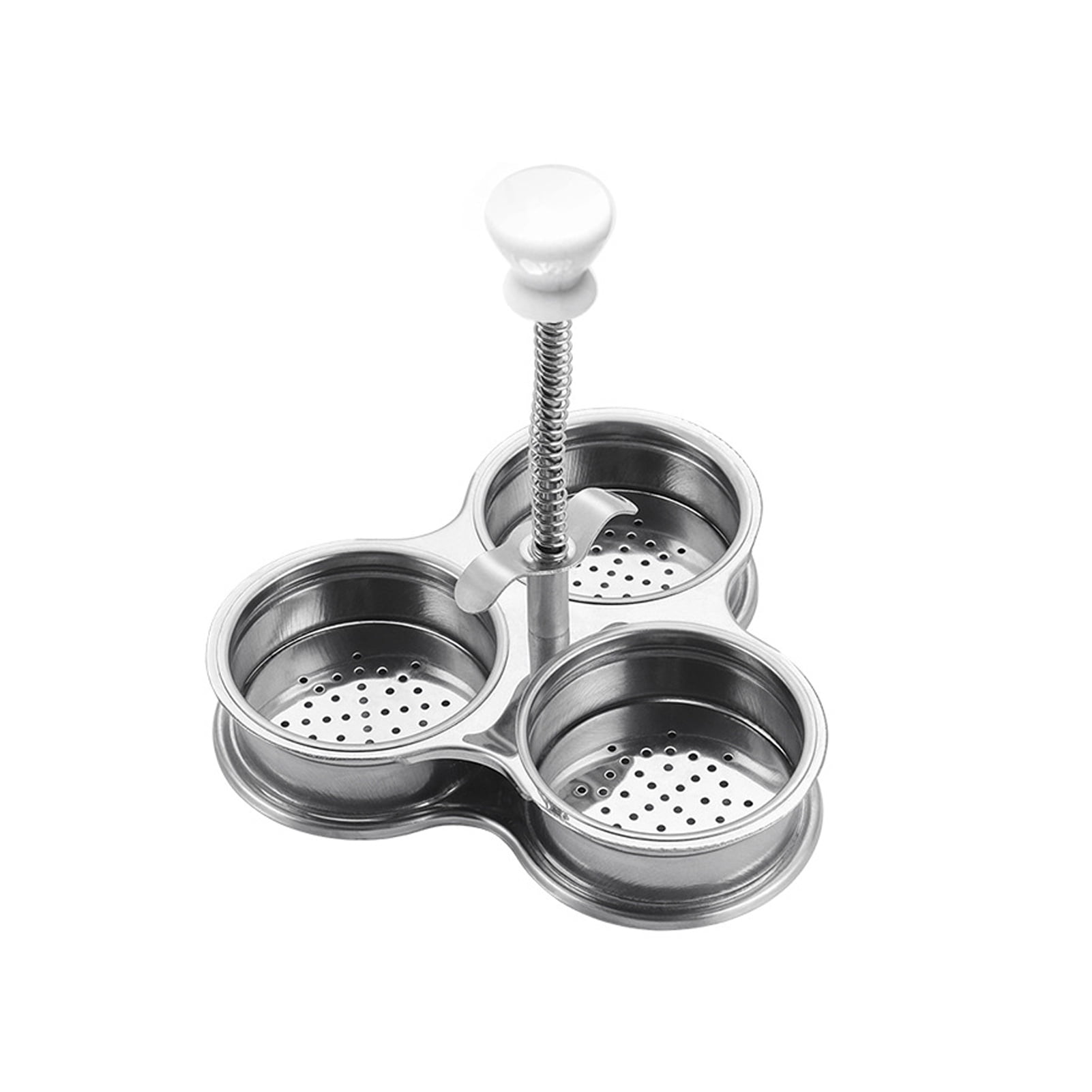 Egg Boiler Cooker Egg Poacher Poached Egg Pan Poached Egg Cups Stainless Steel Non-Stick for Steaming Eggs and Boiling Eggs