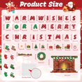 thumbnail image 2 of Juego de tablones de anuncios navideños HIQINLUG para decoración de chimenea, 60 x 48 cm, 2 of 7
