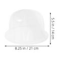 thumbnail image 2 of Masteelf 8pcs Plastic Hat Support Baseball Hat Display Holder Baseball Hat Inner Support Baseball Cap Shaper Baseball Cap Display Stand, 2 of 8