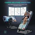 thumbnail image 4 of 3 in 1 Wireless Charging Station Mag-Safe Fast Charging Station for Apple MagSafe Charger, with USB C Charger, Foldable Charging Magnetic Wireless Charger Stand, Space Aluminum Travel Charger, 4 of 7