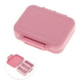 thumbnail image 3 of Unique Bargains 3 Grids Single Layer Independent Pill Box 1 Pc Pink, 3 of 6