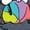HEATHER BLUE, variant on - Snoopy Beach Ball - Women's Short Sleeve Graphic T-Shirt
