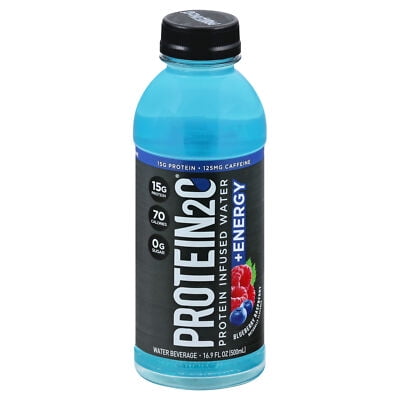 (Pack of 12) Protein2O Energy Blueberry Raspberry Beverage 16.9 Fl Oz