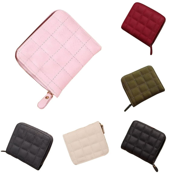 Hfnxid Credit Card Holder RFID Card Case Wallet,Small Accordion Zipper Card Case Holder,Card Organizer Case for Women Men