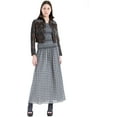 thumbnail image 5 of Max Studio London Veste Courte en Cuir pour Femme, Brun, Grand, 5 of 5