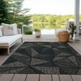 Addison Rugs Chantille Indoor/Outdoor Transitional Geometric Black ...