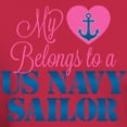 thumbnail image 3 of CafePress - Heart Navy Sailor Dark T Shirt - Men's Classic Graphic Cotton T-Shirt, 3 of 4