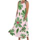 thumbnail image 1 of Vestido de Verano para las Mujeres sin Mangas Lino-Look Impreso Maxi, Suelto Fluido Y Vestido Sexy de Moda para las Mujeres, 1 of 4
