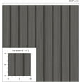 thumbnail image 7 of NextWall Stacy Garcia Home Faux Wooden Slats Peel and Stick Wallpaper (Charcoal), 7 of 7