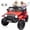 Red, variant on BLISSRIDE 24V Kids Ride on Truck Car with Remote Control, 2 Seater Ride on Toy w/4WD Motor, 5mph Speed, Bluetooth Music, Spring Suspension, LED Light, Battery Powered Car for Big Kid Boy Girl, D-Gray