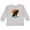 AC-Heather Grey, variant on Inktastic Space Rocket Retro Sunset Boys or Girls Long Sleeve Toddler T-Shirt