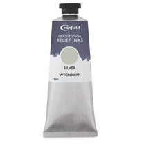 Cranfield Traditional Relief Ink - Silver, 75 ml