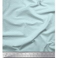 thumbnail image 1 of Soimoi Silk Fabric Stripe & Triangle Small Print Fabric by The Yard 42 Inch Wide, 1 of 3