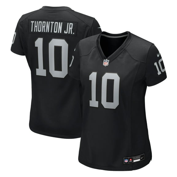 Women's Nike Dont'e Thornton Jr. Black Las Vegas Raiders Team Game Jersey
