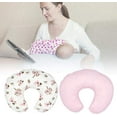 thumbnail image 5 of MesaSe 2 Pack Stretchy Nursing Pillow Covers- Nursing Pillow Slipcovers for Breastfeeding Moms,Ultra Soft Snug Fits On Infant Nursing Pillow for Baby Girls Boys- Lt Pink & Floral, 5 of 5