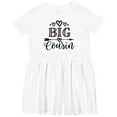 thumbnail image 3 of Inktastic Girls Big Cousin Announcement Girls Toddler Dress, 3 of 5