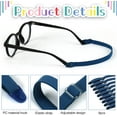 thumbnail image 3 of Lsupdaol 9 Pcs Kids Glasses Strap with Snap Button Elastic Adjustable Eyeglass Band Nonslip Glasses Holder for Kids Safety Eyewear Retainers for Toddler Sports Eye Glass Sunglasses Lanyard, 3 of 7