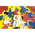 thumbnail image 2 of Kandinsky, Wassily 18x13 White Modern Wood Framed Museum Art Print Titled - Klange 1913, 2 of 4