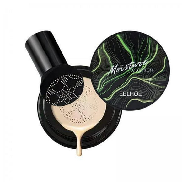 2x Air Cushion BB , Hidratante Resaltado Corrector de control de aceite Corrector de imperfecciones faciales Base BB para mujeres niñas Fernando Corrector facial de maquillaje