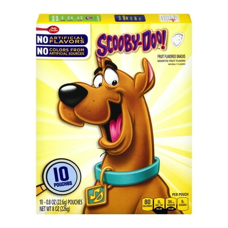 Betty Crocker® Scooby Doo Fruit Flavored Snacks Assorted Flavors 10 - 0.8 oz Pouches