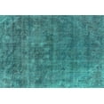 thumbnail image 1 of Ahgly Company Indoor Rectangle Oriental Turquoise Blue Industrial Area Rugs, 4' x 6', 1 of 4