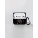thumbnail image 3 of 1pc Spaceman Print Case & Keychain Compatible With Airpods, 3 of 3