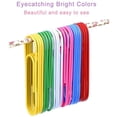 thumbnail image 3 of Super Large Paper Clips Vinyl Coated, 30 Pack 4 Inch Assorted Color/Multicolor Giant Large Jumbo Paper Clip Holder for Files, Papers, Office Supplies (10cm), 3 of 5