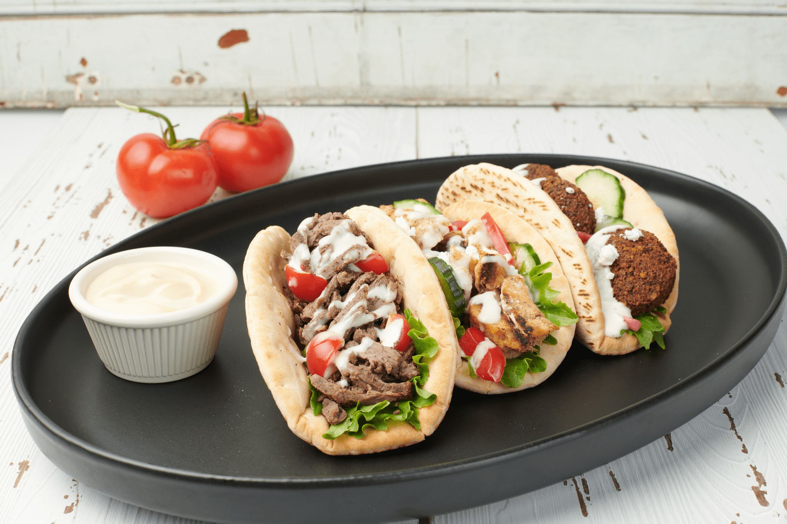 Joseph's White Greek Style Pocketless Pita 4 Count 14 oz