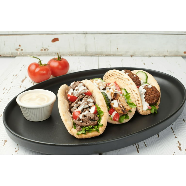 Joseph's White Greek Style Pocketless Pita 4 Count 14 oz - Walmart.com