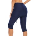 thumbnail image 5 of SAYFUT Women's Swim Bottoms High Waist Swimsuit Pants Swimwear with Attached Skirt Tight Leggings, 5 of 7