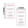thumbnail image 3 of Toilet Fizzies Fizz Instruction Care Cards 50pk 2x3.5 Scented Aroma Home Room Spray Cleaning Tablets Drop Bowls Bombs Cleaning Powder Labels Fizzy, 3 of 5