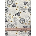 thumbnail image 2 of Hi Fashion Bee Hives And Sunflowers On White Novelty 100% Cotton Price per Yard, 2 of 3