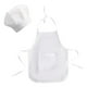 thumbnail image 1 of 2 piezas de delantal de chef para bebés y niños recién nacidos, accesorio de fotografía elegante, gorro y delantal. Niño pequeño, 1 of 9