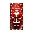 thumbnail image 2 of Christmas Door Curtain with Santa Claus Print Decor for Front Door Wall Party Festival Decoration Merry Xmas Celebration, 2 of 6