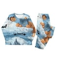 thumbnail image 3 of Halloween Halloween Pajamas Adult,Halloween Family Long Sleeve Family Matching Set 2pcs Soft Elastic Waist Sets,Family Halloween Pajamas Set, 3 of 3
