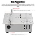 thumbnail image 2 of Mistaha Mini Scie Électrique avec Hauteur Réglable et Règle Détachable, Scie de Table Portable pour Menuiserie, Machine de Découpe Multifonctionnelle - Argent, Prise US 110V, 2 of 6
