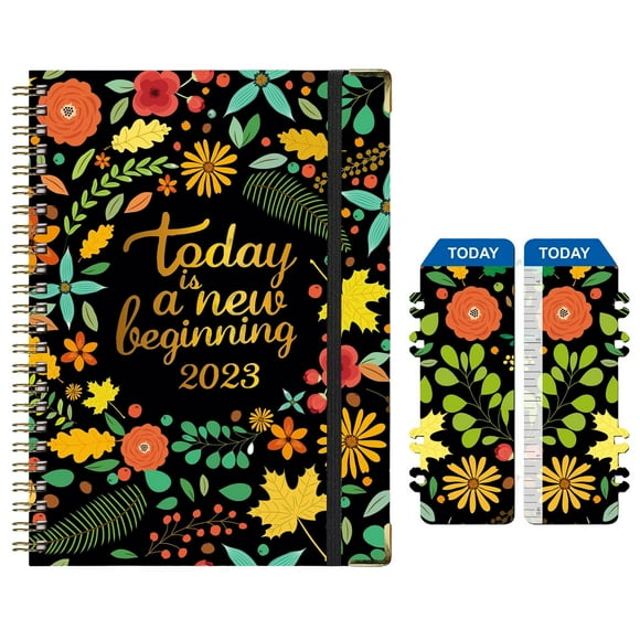 y mensual, , diario, , objetivo, , agenda, diario, 71 páginas, cuaderno, 2023, para estilo C Salvador Cuaderno planificador