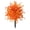 Sunset Red, variant on VKLU 22" Deluxe Artificial Flowers Outdoor, UV Resistant Two-Tone Faux Camellia Flower Stakes, No-Fade Fake Plants with Sturdy Ground Stake for Porch Cemetery Yard, Maple Red