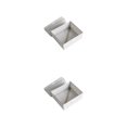 thumbnail image 4 of Caja organizadora Bewildely de ropa interior tela Oxford Gris 1 rejilla 2Conjunto, 4 of 6