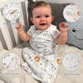 thumbnail image 2 of Saco de dormir para bebés ZIGJOY Swaddle, algodón, 1 tog, de 6 a 12 meses, 2 of 6