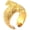 Gold, variant on Men's Stainless Steel Hawk Eagle Ring Skyhawk Sculpture Biker Band Silver Gold