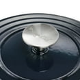 thumbnail image 5 of MegaChef 2 Quart Round Enameled Cast Iron Braiser Pan in Dark Blue, 5 of 6