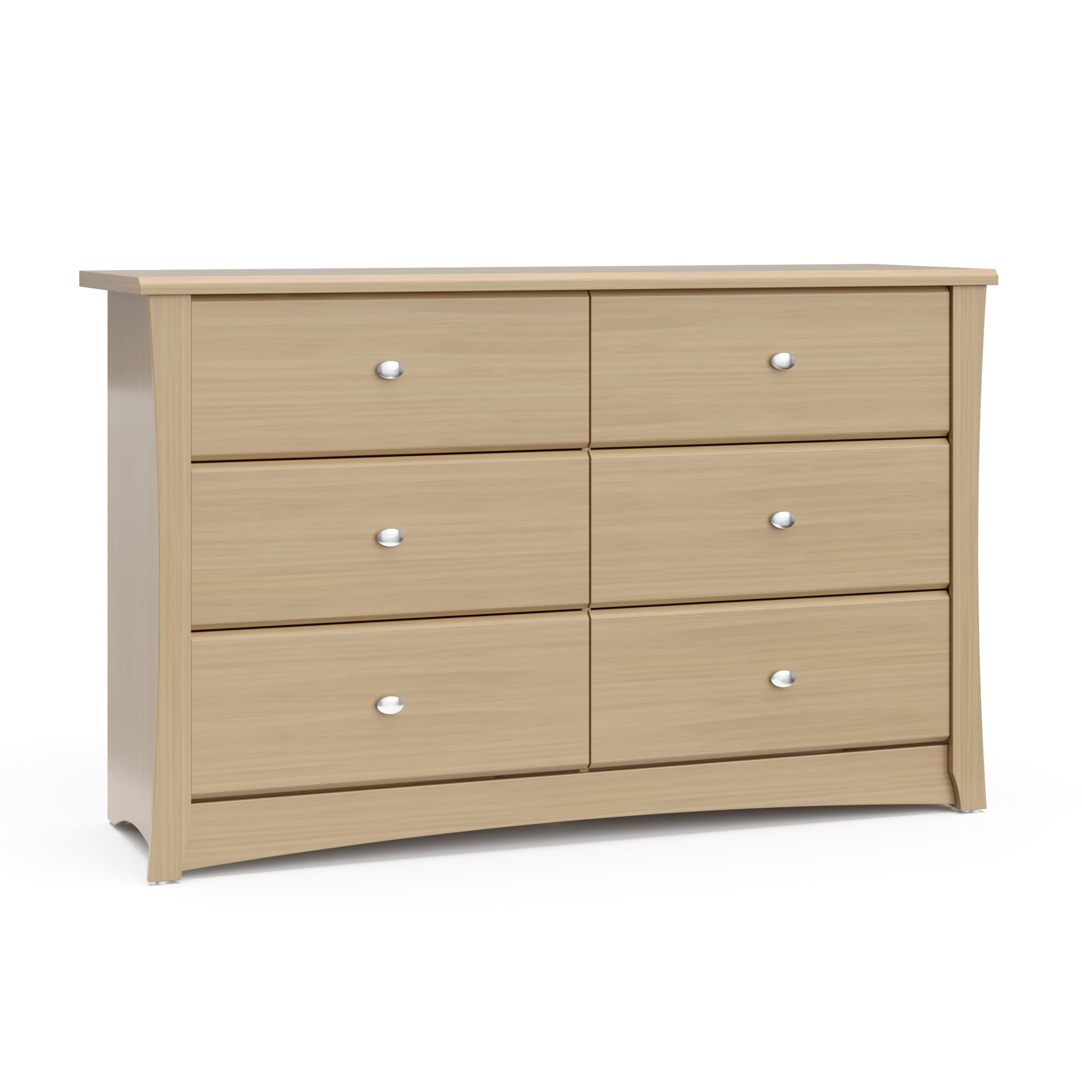 Storkcraft Crescent 6 Drawer Chest - Driftwood